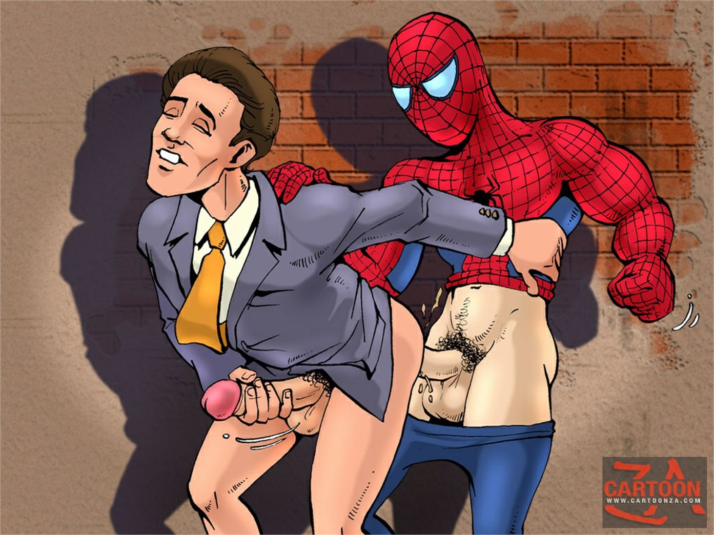 Gay porn spiderman
