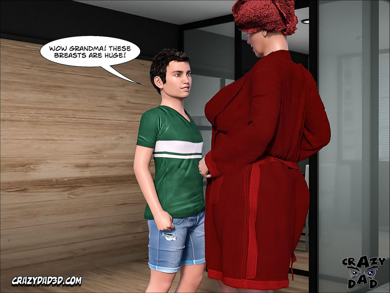 Porn Comics Crazydad3d The Grandma