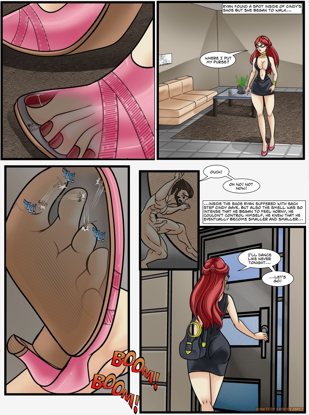 Ein wochenende allein giantess comic